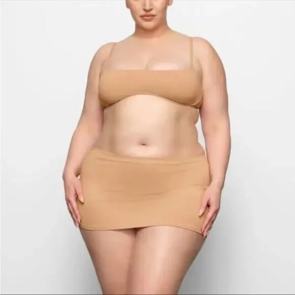 Skims Recycled Swim Micro Mini Skirt